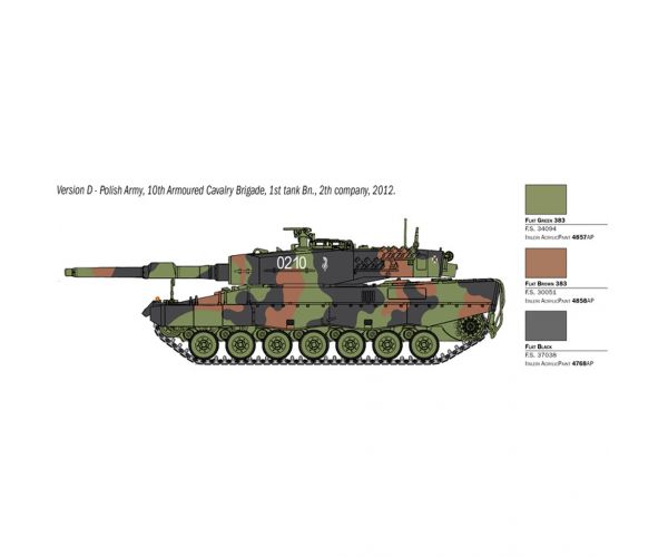 Mașină de model Italeri 1/35 Leopard 2A4