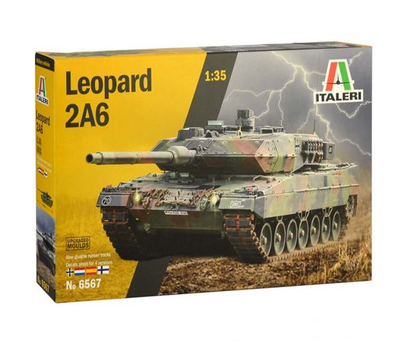 Mașină de model Italeri 1/35 Leopard 2A6 tank