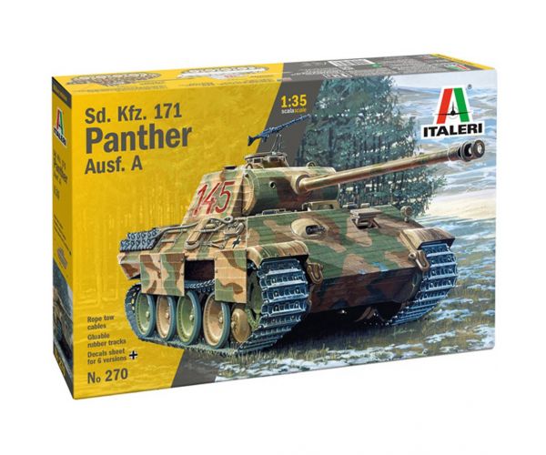 Italeri 1/35 Sd.Kfz. 171 Panther Ausf. A harckocsi makett
