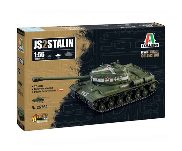 Mașină de model Italeri 1/56 JS2 Stalin tank