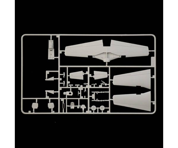Mașină de model Italeri 1/72 P-51A Mustang avion de vânătoare