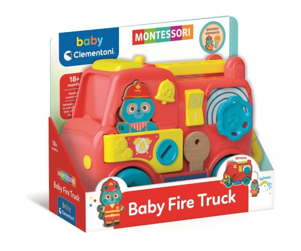 Mașină de pompieri Montessori - Clementoni baby