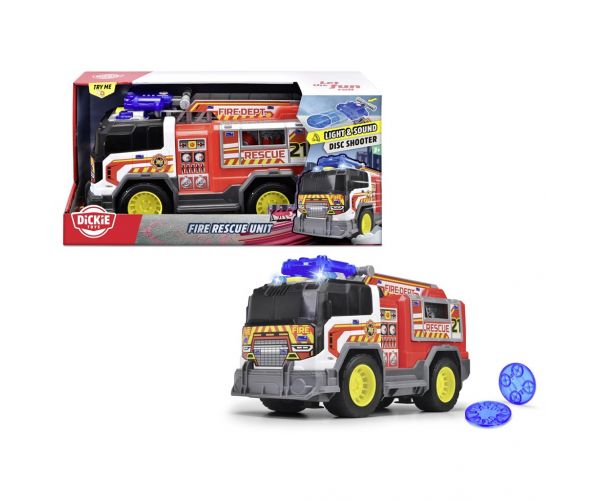 Mașină de pompieri cu lumină și sunet 30cm - Dickie Toys