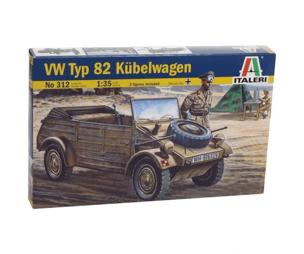 Mașină militară machetă Italeri 1/35 VW Typ 82 Kübelwagen