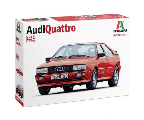 Mașinuță de machetă Italeri 1/24 Audi Quattro