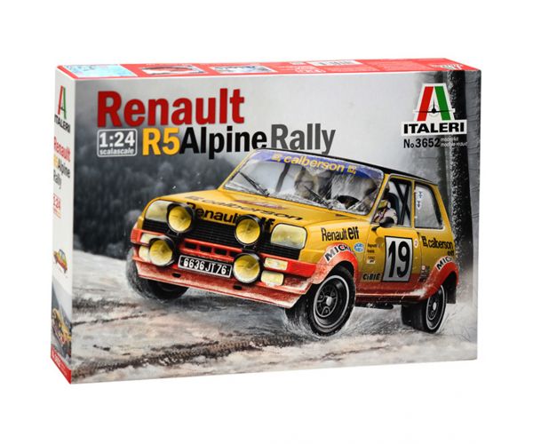 Mașinuță de machetă Italeri 1/24 Renault R5 Alpine Rally