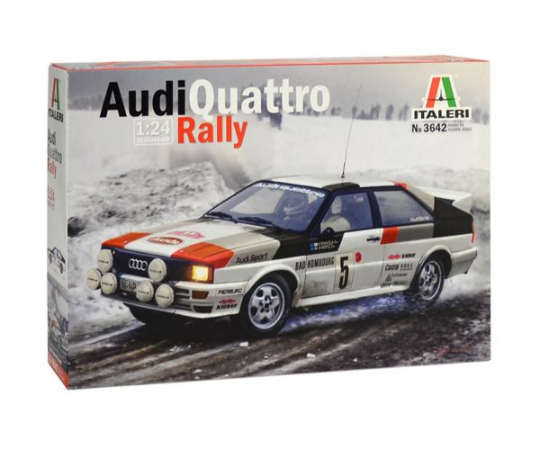 Mașinuță de raliu Audi Quattro 1/24 Italeri