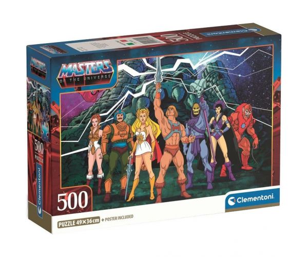 Masters of the Universe: Apărătorii Universului - puzzle compact de 500 de piese - Clementoni