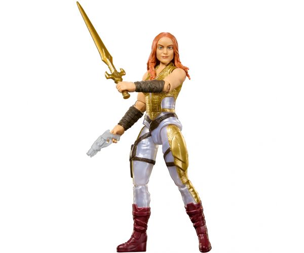 Masters of the Universe: Apărătorii universului — Figurină de acțiune Teela cu accesorii, 14 cm - Mattel