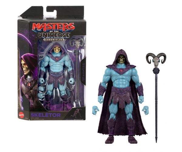 Masters of the Universe: Apărătorii universului – Skeletor, cu chip osos, figură de acțiune deluxe - Mattel