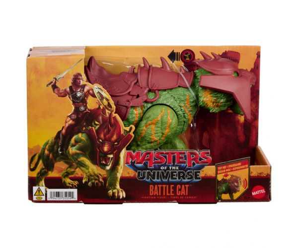 Masters of the Universe: Apărătorii universului Battle Cat - figurină cu sunet și funcție de luptă - Mattel