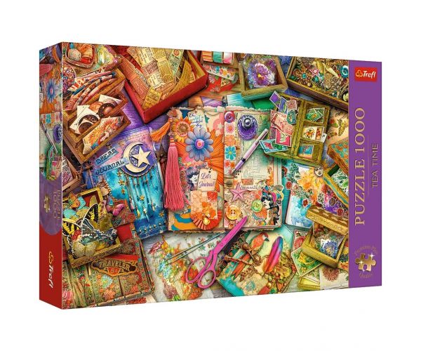 Măsuță creativă puzzle de 100 piese Premium plus quality - Trefl