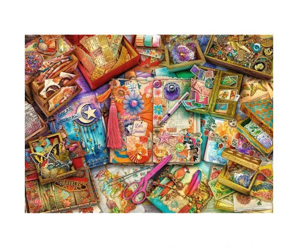 Măsuță creativă puzzle de 100 piese Premium plus quality - Trefl