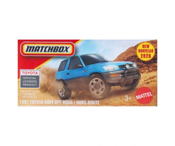Matchbox 1997 Toyota RAV4 Off-Road mașinuță 1/64 – Mattel