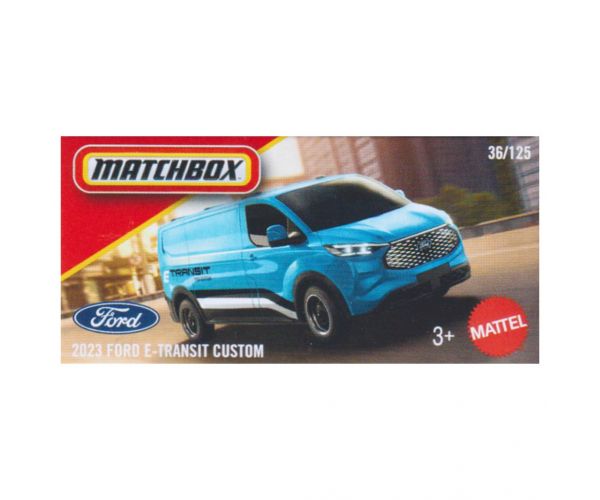 Matchbox 2023 Ford E-Transit Custom mașinuță 1/64 – Mattel