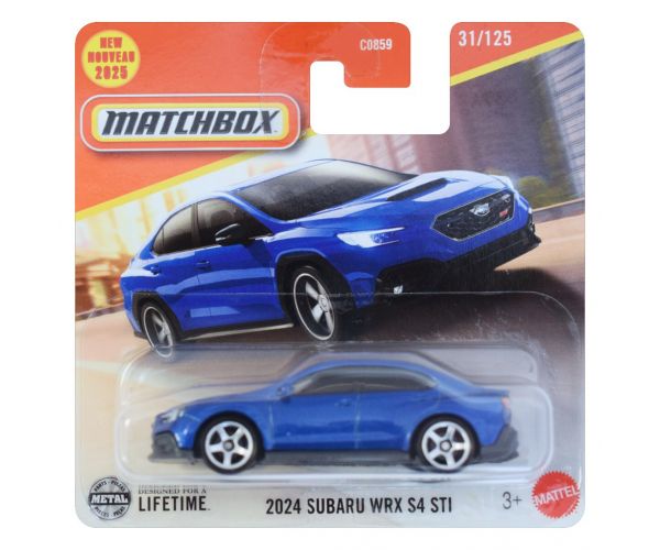 Matchbox: 2024 Subaru WRX S4 STI mașinuță albastră 1/64 - Mattel