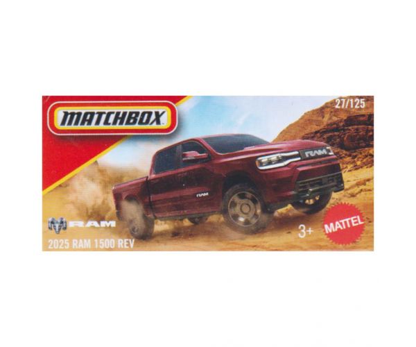 Matchbox 2025 RAM 1500 REV mașinuță 1/64 – Mattel