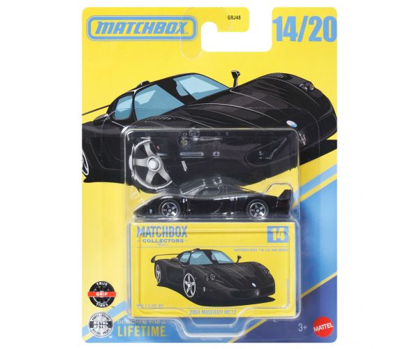 Matchbox Collectors: Maserati MC12 mașinuță de colecție în cutie 1/64 - Mattel