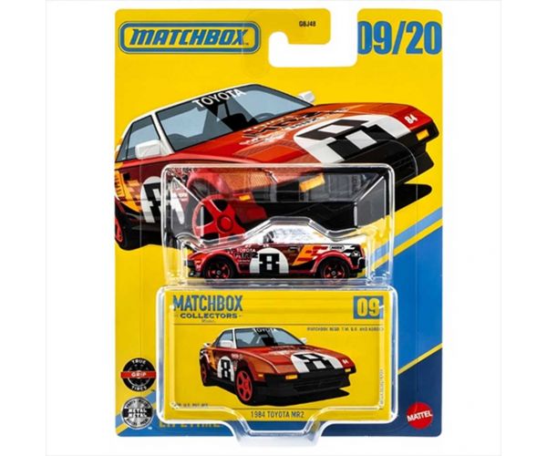 Matchbox Collectors: Toyota MR2 (1984) – mașinuță de colecție în cutie, scară 1/64 - Mattel