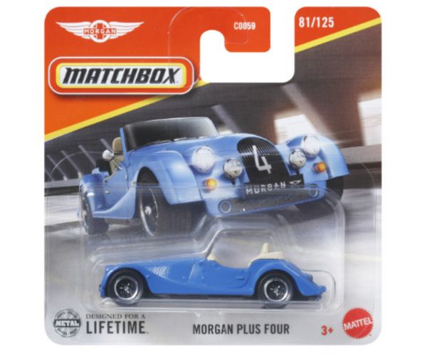 Matchbox: Morgan Plus Four mașinuță 1/64 – Mattel