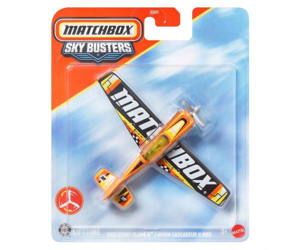 Matchbox Sky Busters: Avion Stunt Plane II, scară 1/64 - Mattel