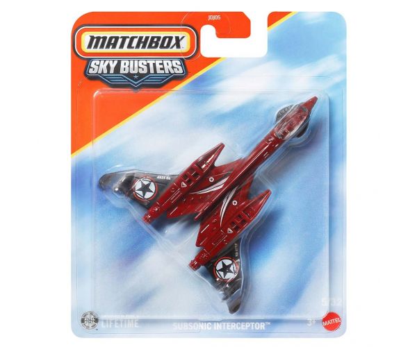 Matchbox Sky Busters: Subsonic Interceptor model avion 1/64 - Mattel