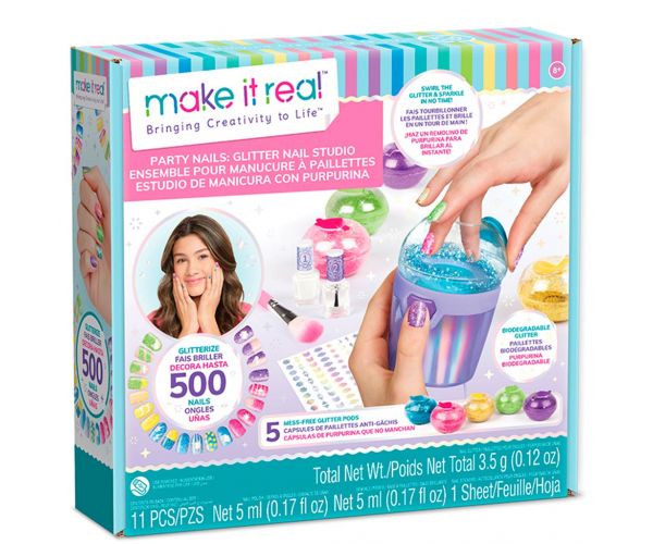 Mate It Real: Set de joc pentru unghii de petrecere strălucitoare