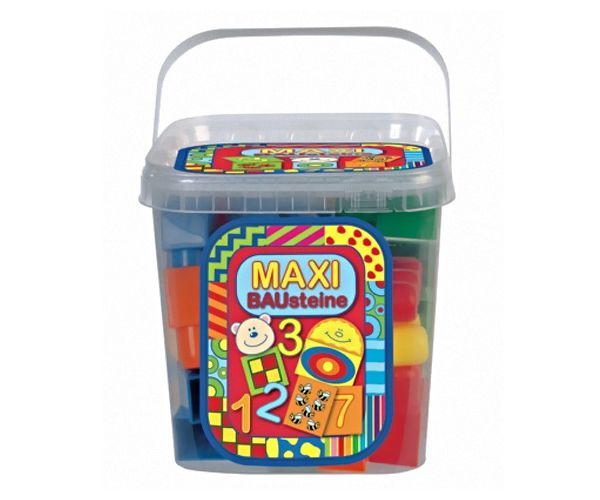 Maxi Blocks Bausteine építőkockák dobozban - D-Toys