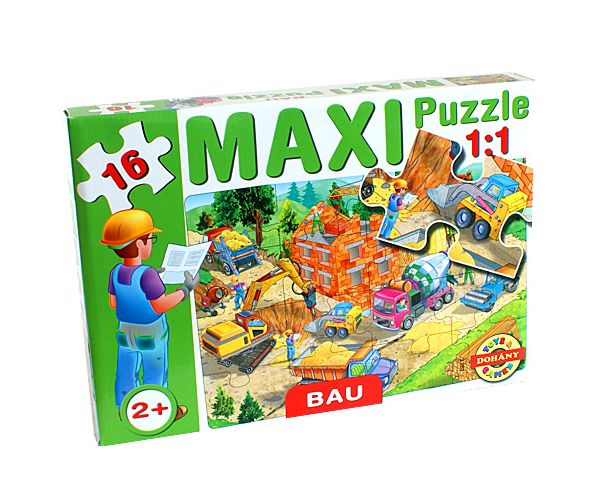 Maxi puzzle Építkezés - D-Toys