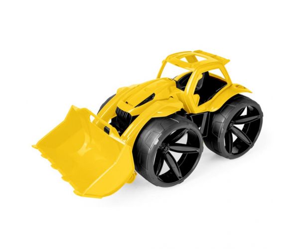 Maximus Traktor sárga színben 68cm-es