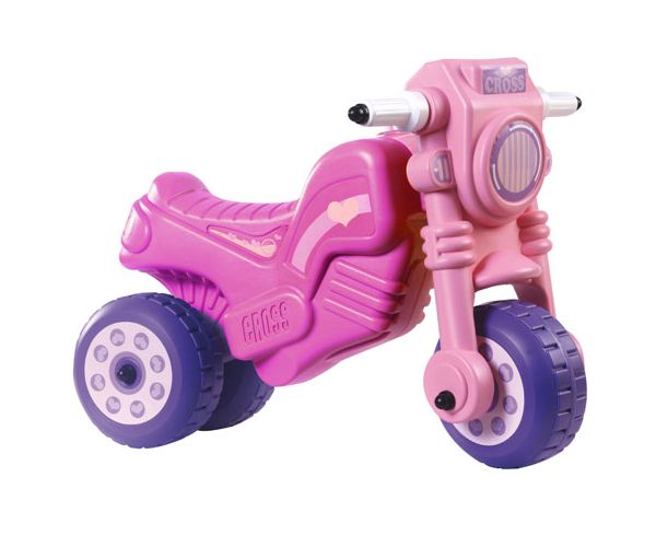 Lábbal hajtós magenta cross motor - D-Toys
