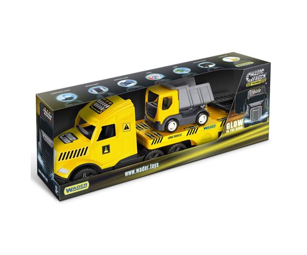 Magic Truck Technic kamion dömperrel 79cm - Wader