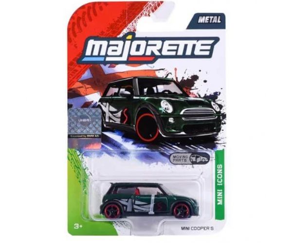 Majorette: Model auto premium - Mini John Cooper S - verde - Simba Toys