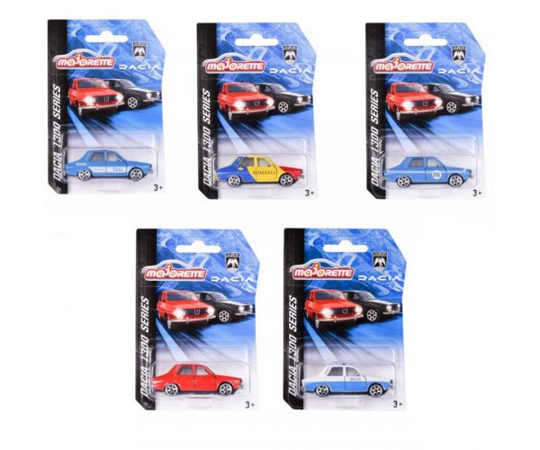 Majorette: Modele auto Dacia 1300 serie în mai multe variante 1/64 1buc - Simba Toys