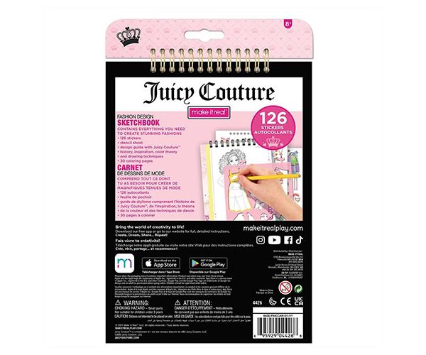 Make It Real: Juicy Couture divattervező füzet