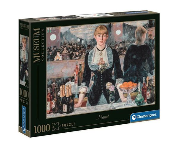 Manet: A Bar at the Folies-Bergère Museum HQC puzzle 1000 bucăți  - Clementoni