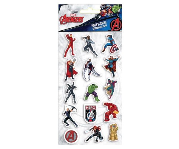 Marvel Avengers 3D Puffy Stickers set 10x22cm
