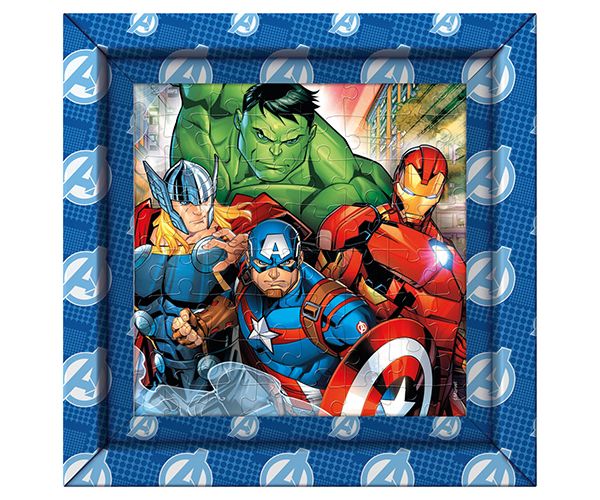 Marvel Bosszúállók 60db-os puzzle kerettel - Clementoni