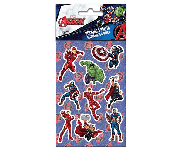 Marvel Avengers set abțibild 8x12cm 5 foi