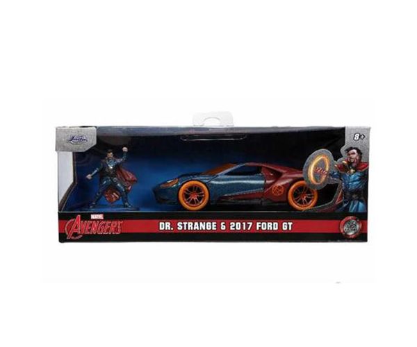 Marvel: Dr. Strange figurină și 2017 Ford GT model auto 1/32 - Simba Toys