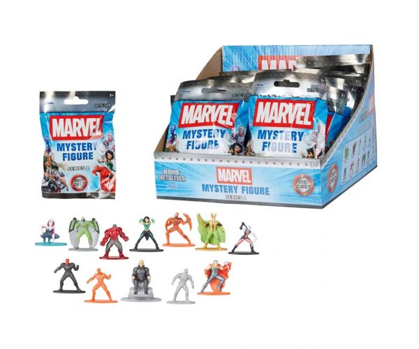 Marvel: Nano Metalfigs figură surpriză metalică, mai multe modele, 1 buc - Jada Toys