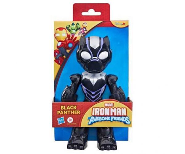 Marvel Omul de Fier și prietenii săi minunați - Figurină Pantera Neagră 23 cm - Hasbro
