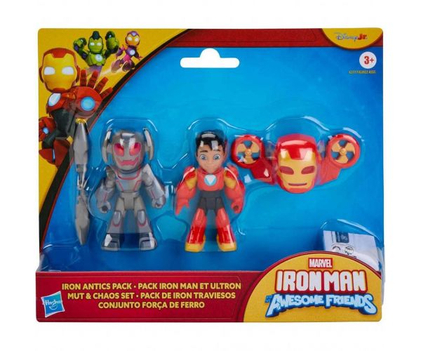 Marvel Omul de Fier și prietenii săi minunați - set de joacă Iron Antics Omul de Fier și Ultron - Hasbro