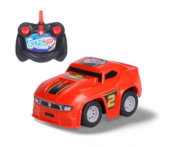 Mașină de curse teleghidată RC Crazy Cruiser 2,4 GHz – roșu - Dickie Toys