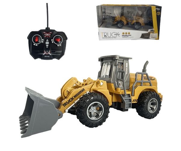 RC Távirányítós buldózer munkagép fényeffektekkel 1/30-as méretarányban 24cm