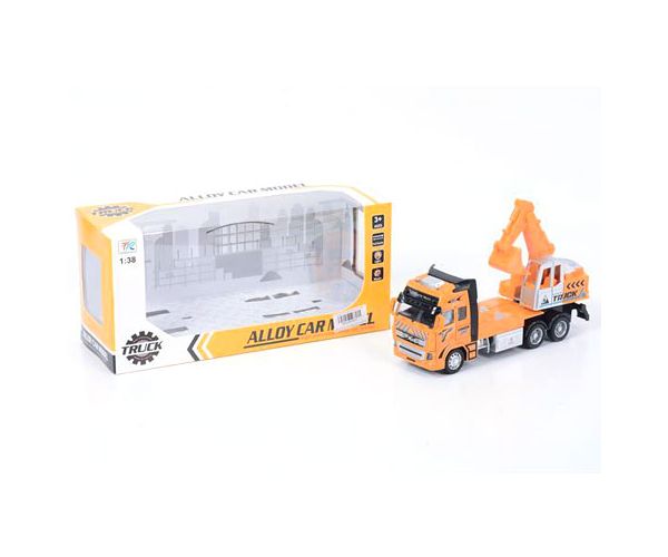 Mașină mare de culoare galbenă cu sunete și lumini 1/38