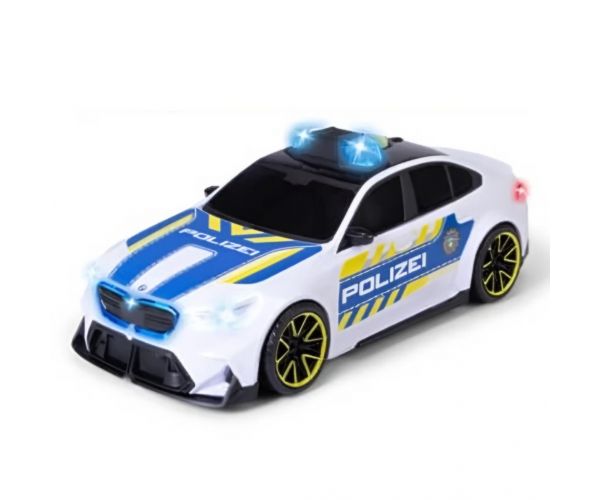 Mașinuță de poliție BMW M5 cu lumină și sunet 25 cm - Dickie Toys