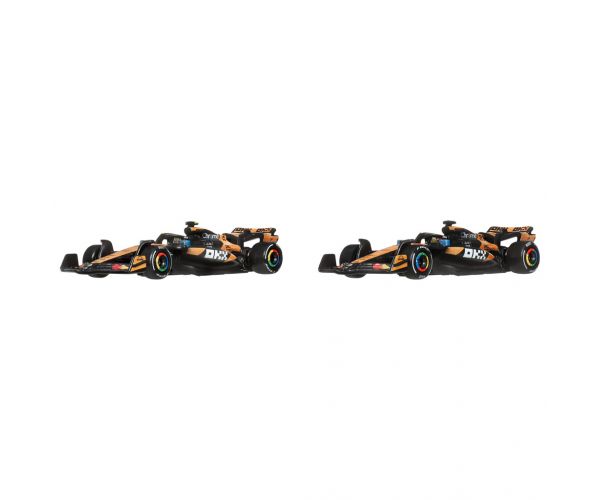 Mașinuță Hot Wheels F1 Pachet de 2 - McLaren: Norris + Piastri - Mattel