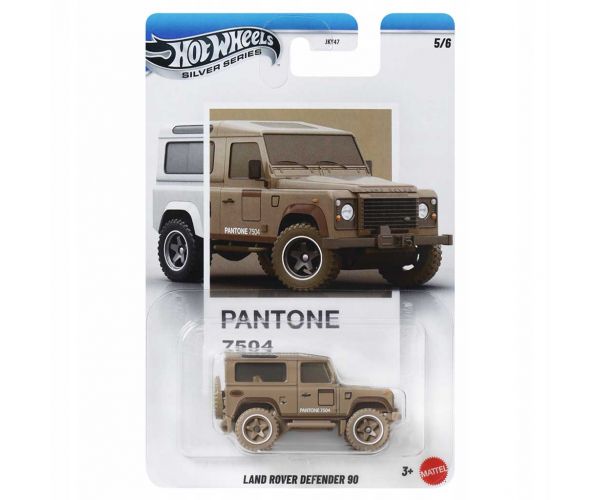 Mașinuță Hot Wheels Pantone: Land Rover Defender 90 - Mattel