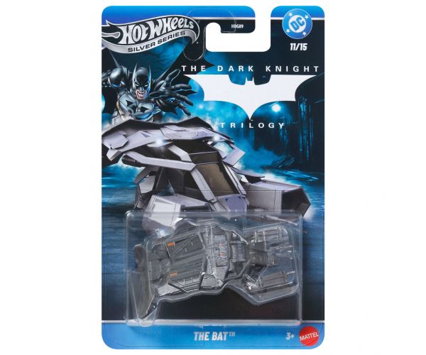 Mașinuță Hot Wheels Silver Series: Batman The Bat 1/64 - Mattel